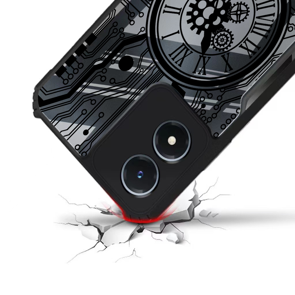 Ôp Điện Thoại Trong Suốt Chống Sốc Cho Vivo Y35 Y36 Y55 Y16 Y02S Y22 Y22S Y77 Y55 Y33S Y33T Y21 Y21A Y21S Y21E Y21T Y21G 4G 5G Ốp