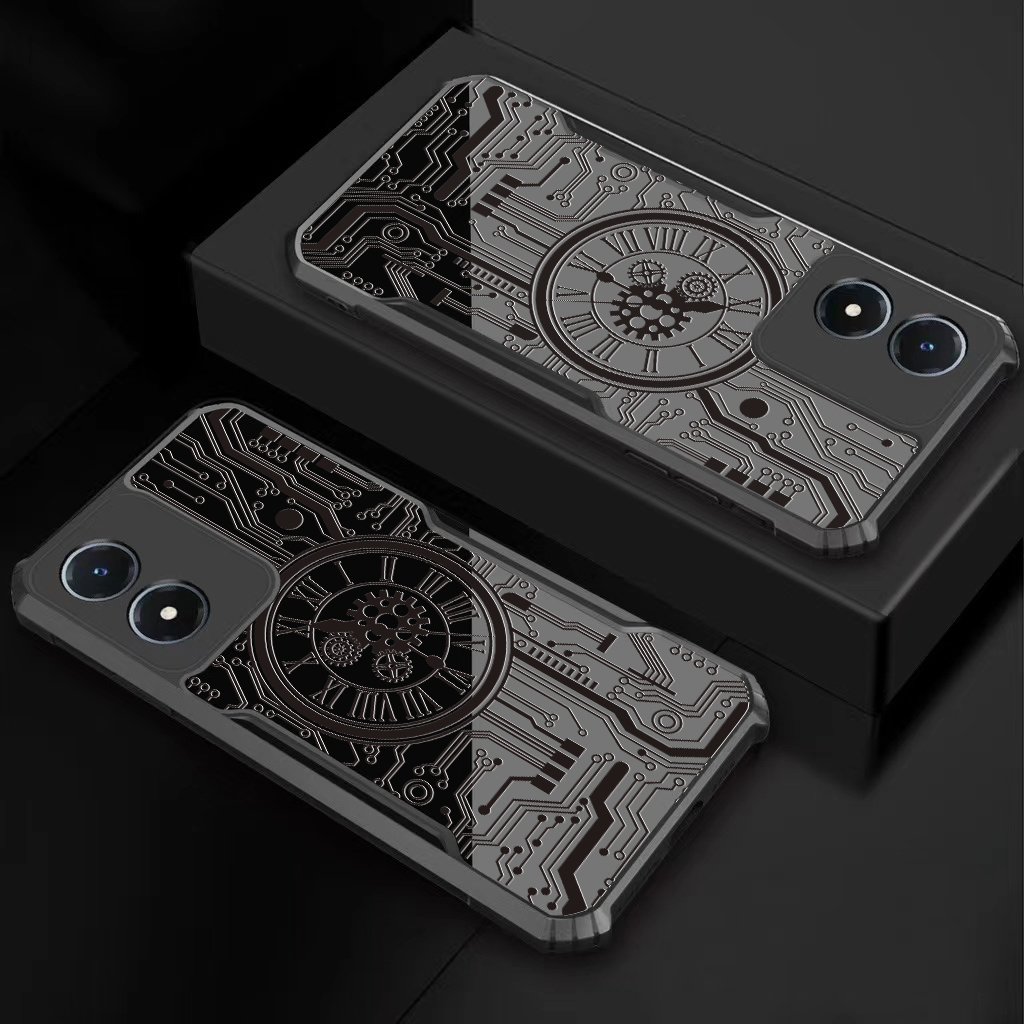 Ôp Điện Thoại Trong Suốt Chống Sốc Cho Vivo Y35 Y36 Y55 Y16 Y02S Y22 Y22S Y77 Y55 Y33S Y33T Y21 Y21A Y21S Y21E Y21T Y21G 4G 5G Ốp