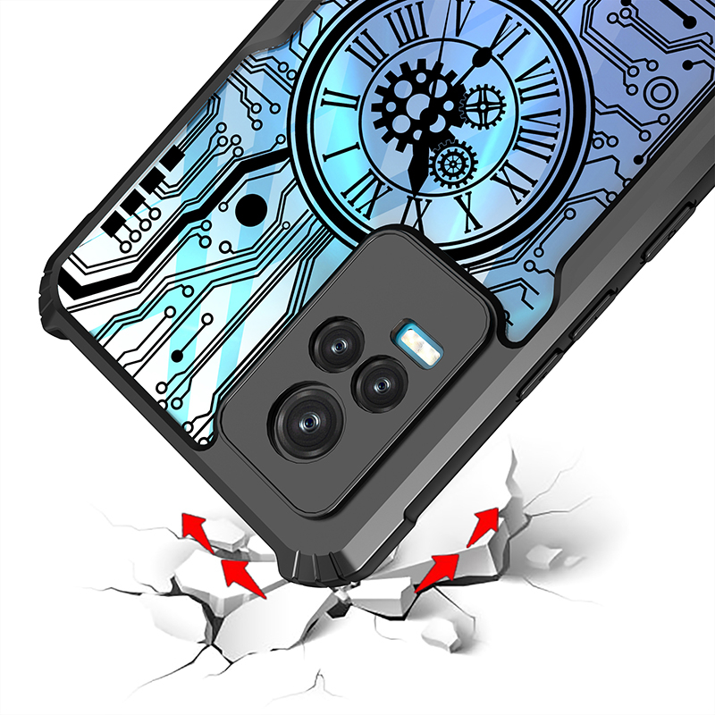 Ốp Điện Thoại Trong Suốt Chống Sốc Cho Vivo V23 5G V21 4G V21E V20 SE V23E V25 V25E V27 Pro V27E V29E V29 Lite Case