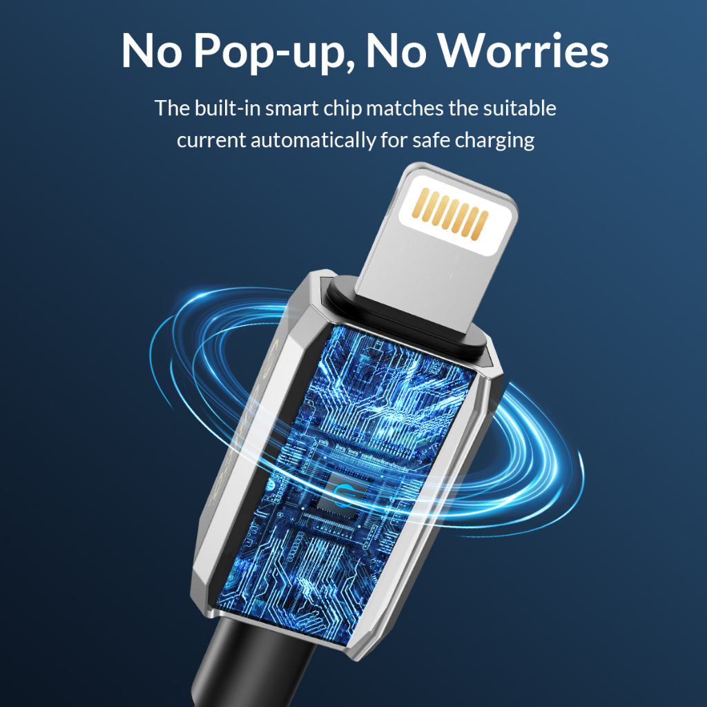 Orico Dây Cáp Sạc usb a Sang lightning 12w Cho iphone 15 14 pro 12 pro max 12 11 x xs airpods pro gqz12