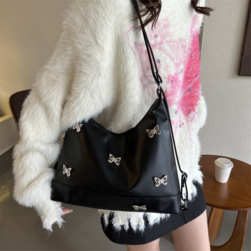 REVIVO Màu bạc túi xách nữ túi đeo chéo 2023NEW Bướm Fashion Korean GDJ2392YE0 38Z230922