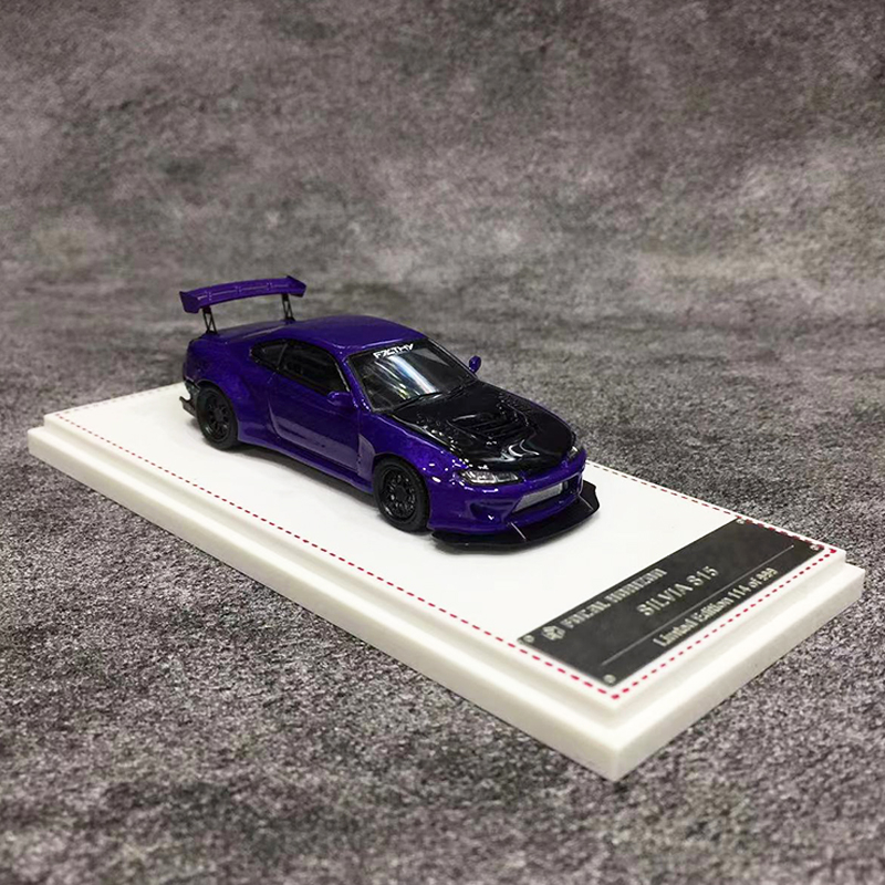 Mô Hình Xe Hơi nissan silvia s15 Bằng Hợp Kim Tỉ Lệ 1: 64