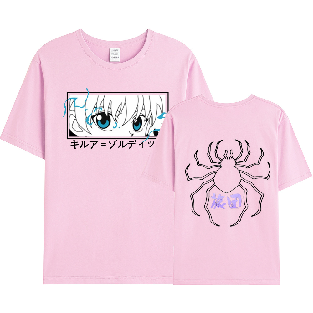 Áo Thun cotton Ngắn Tay In Hình anime hunter x hunter Cá Tính