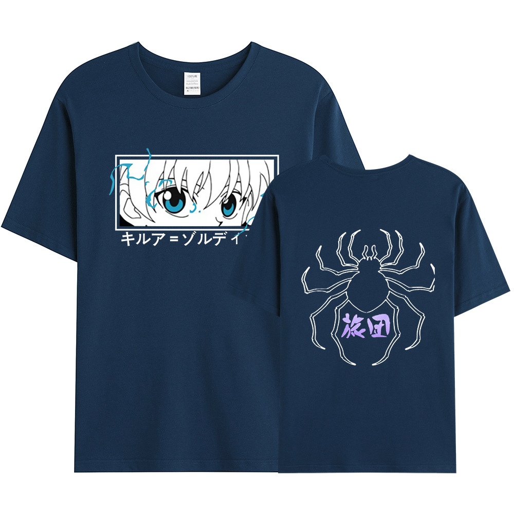 Áo Thun cotton Ngắn Tay In Hình anime hunter x hunter Cá Tính