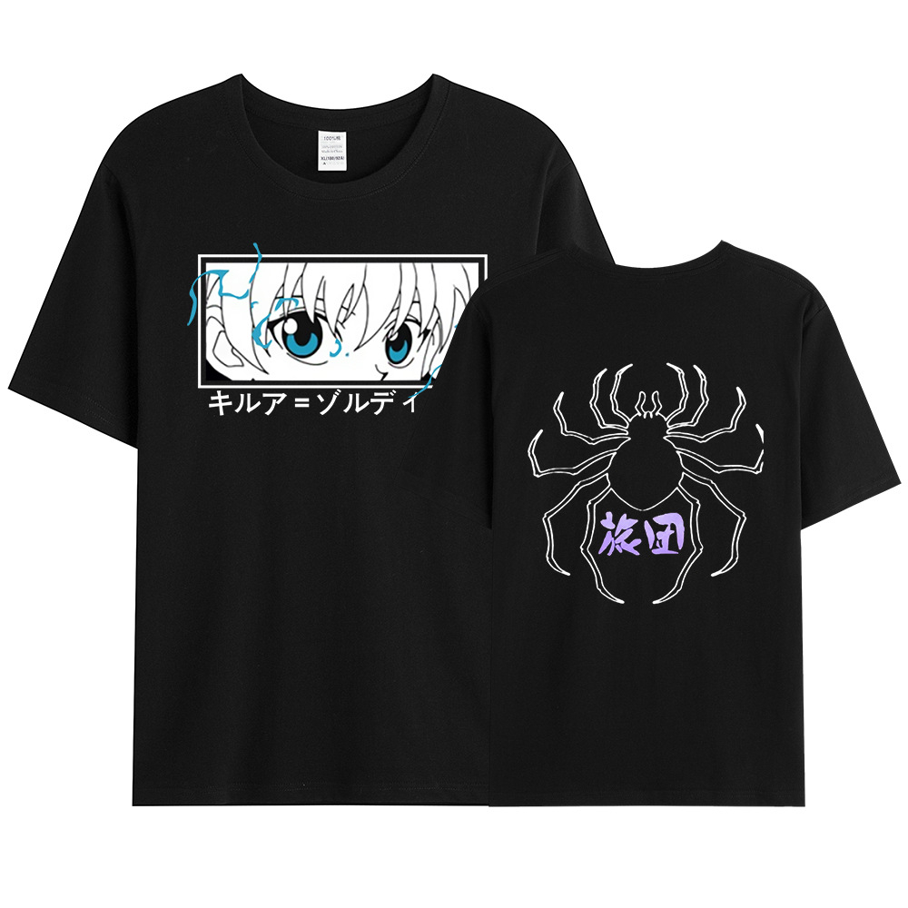 Áo Thun cotton Ngắn Tay In Hình anime hunter x hunter Cá Tính