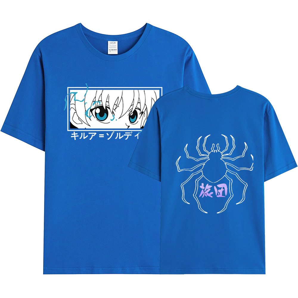 Áo Thun cotton Ngắn Tay In Hình anime hunter x hunter Cá Tính