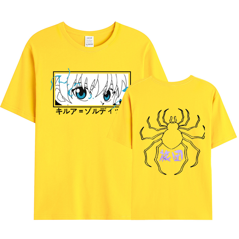 Áo Thun cotton Ngắn Tay In Hình anime hunter x hunter Cá Tính