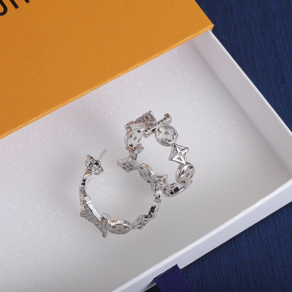 Bông Tai Hợp Kim Hình Chữ l Thời Trang