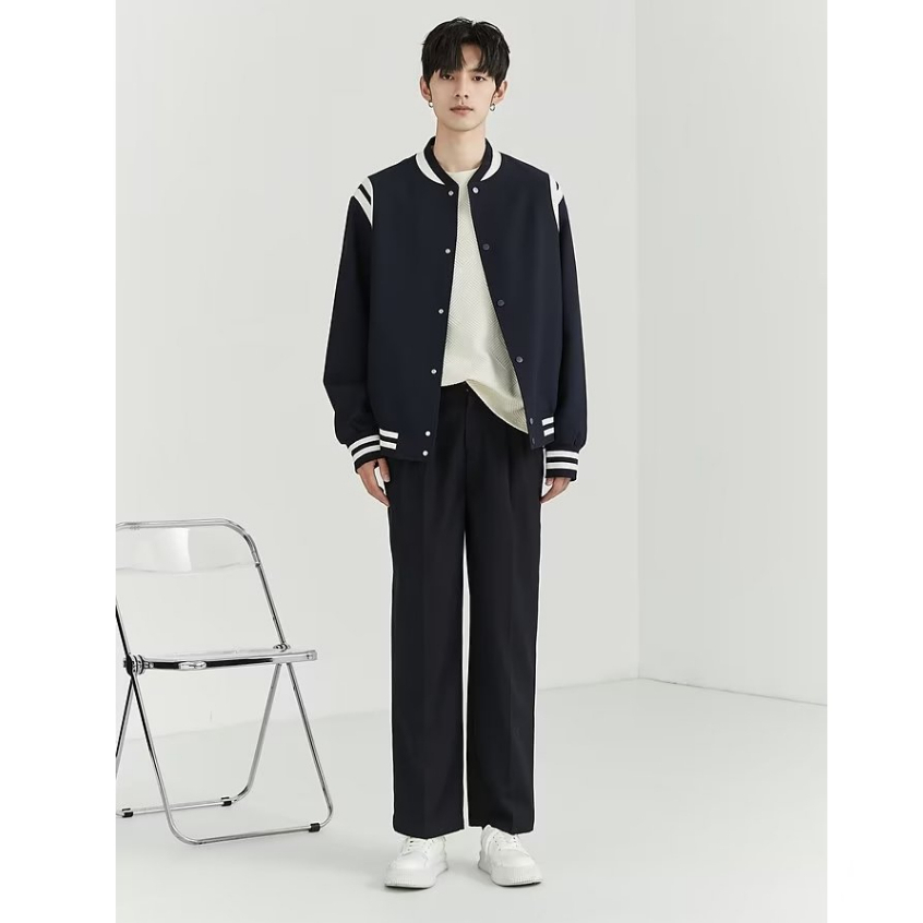 Áo khoác bóng chày thiết kế nâng cao và thời trang cho nam phong cách mới form rộng áo khoác  chất lượng cao jacket nam xu hướng khí chất