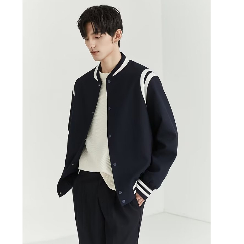 Áo khoác bóng chày thiết kế nâng cao và thời trang cho nam phong cách mới form rộng áo khoác  chất lượng cao jacket nam xu hướng khí chất