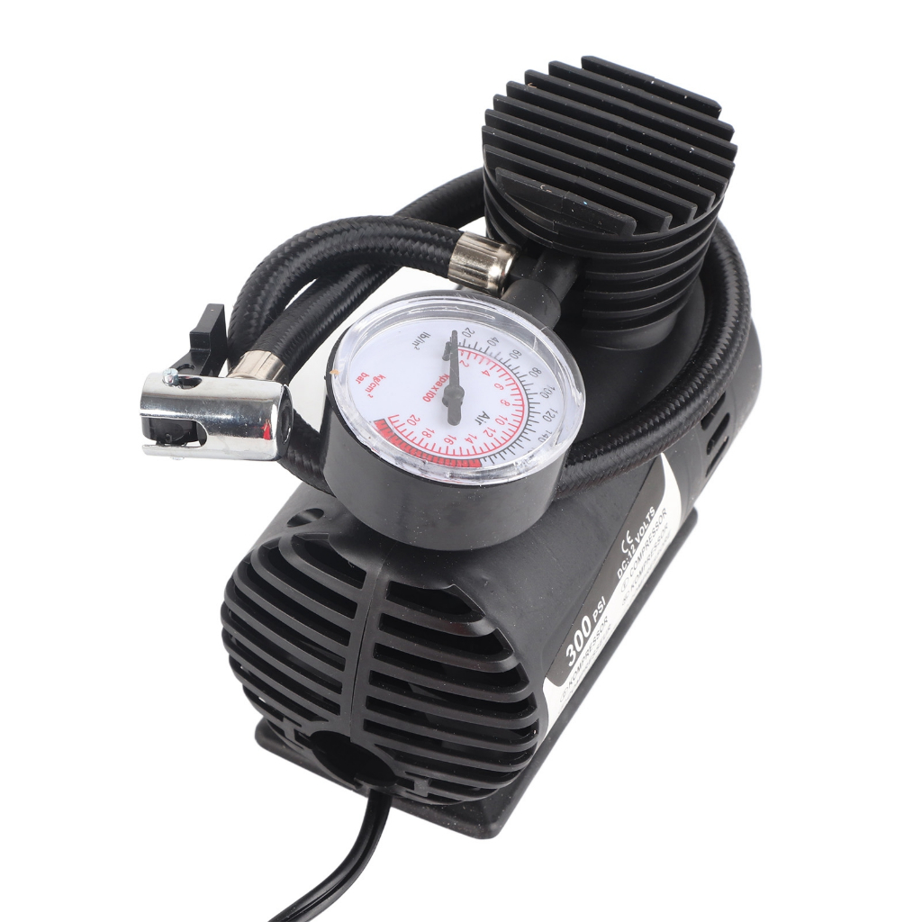 Máy bơm hơi cho xe ô tô / tàu thuyền mặt số di động mini chống trầy xước 12V