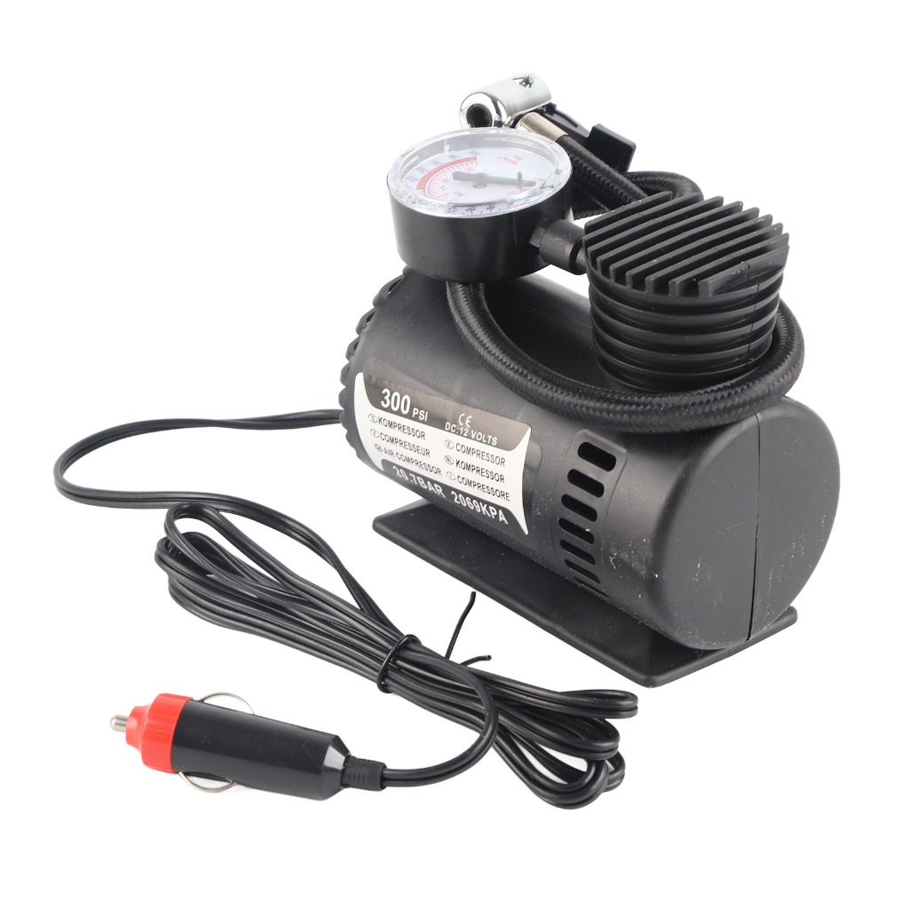 Máy bơm hơi cho xe ô tô / tàu thuyền mặt số di động mini chống trầy xước 12V