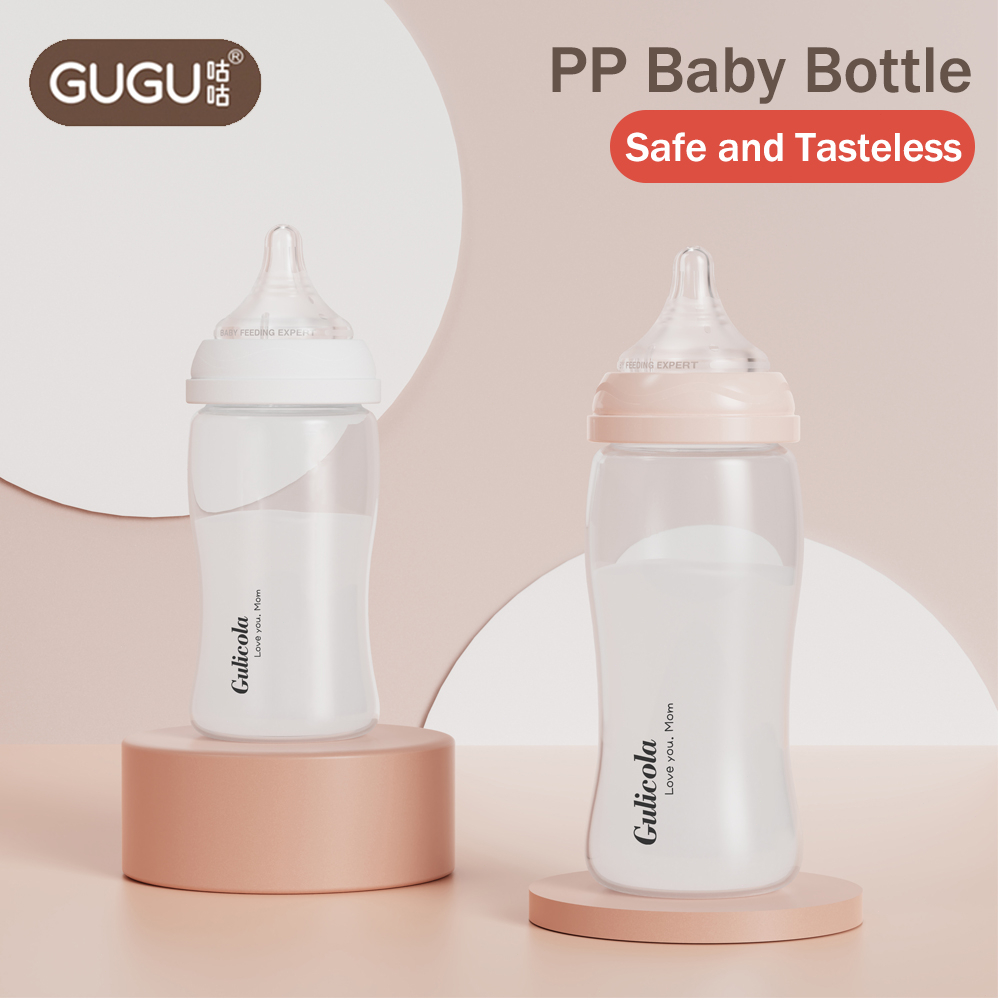 GUGU PP Bình Sữa Cho Bé Sơ Sinh Bằng Dung Tích 200ml 300ml