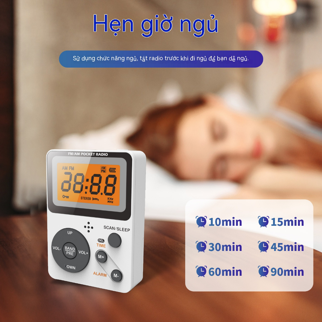 Radio fm / am Hai Băng Tần sixth Tiếng Anh Ngoài Trời Tiện Dụng
