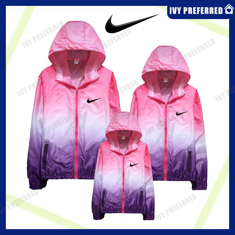 Áo Khoác Thể Thao Chống Nắng / Tia UV / Gió Màu Sắc Gradient Chống Thấm Nước Nhanh Khô Thời Trang Cho Gia Đình