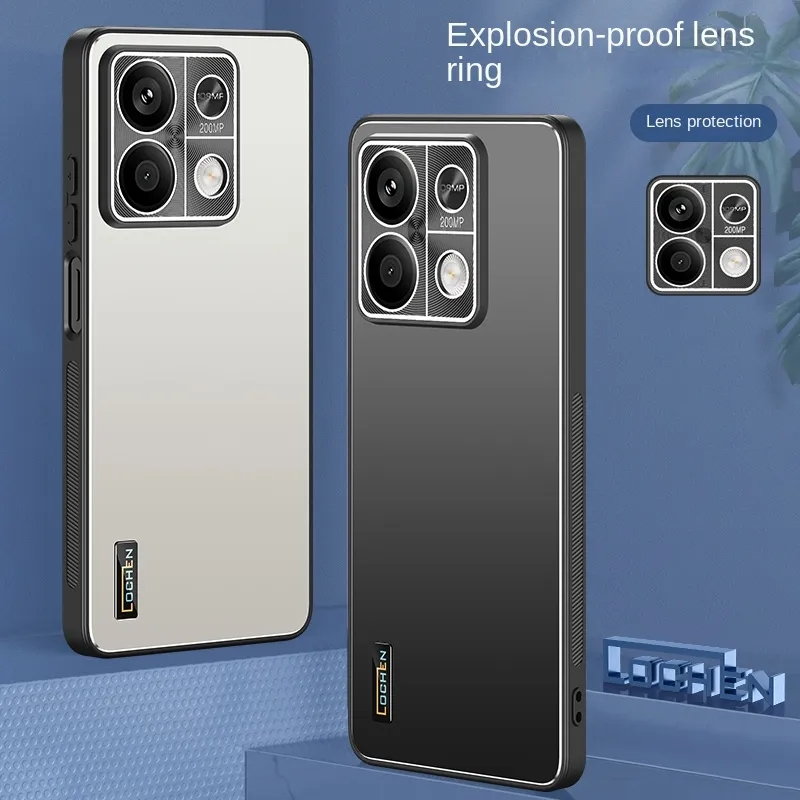 Sang Trọng Ốp Điện Thoại Nhôm Bảo Vệ camera Cho xiaomi redmi note 14 mi14 mi13 13t 13 12 11 pro plus