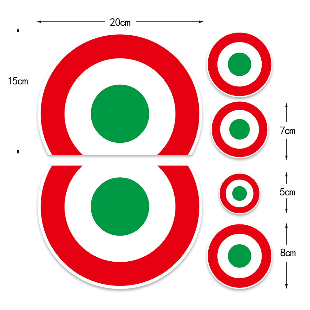 Nhãn Dán Phản Quang Trang Trí Xe scooter / Xe Máy vespa gts 125 150 300 classic vxl150 s 150 Picgio