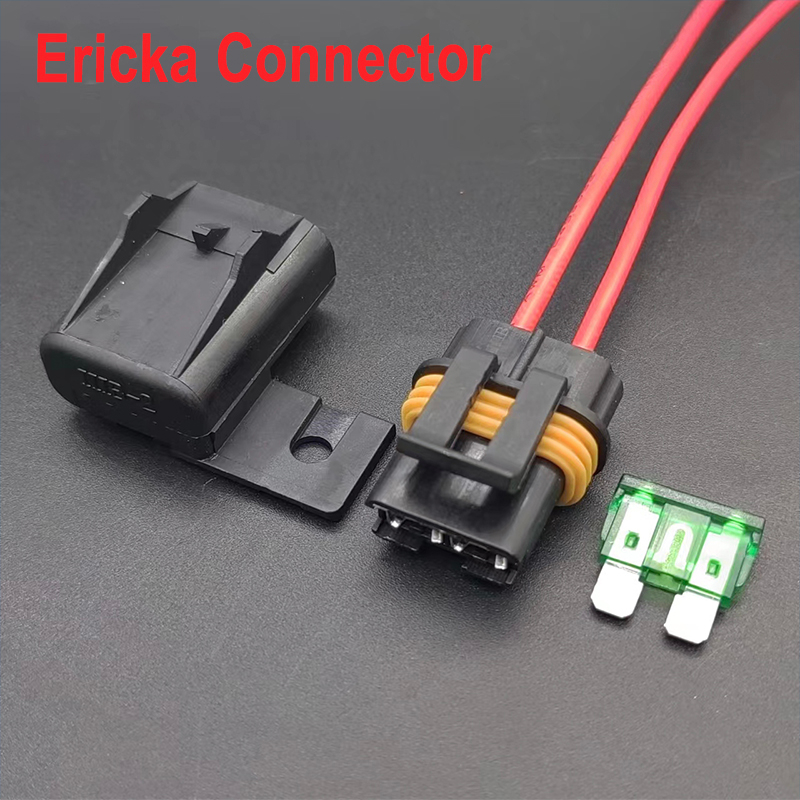 Đế cầu chì chống nước, ô tô - xe máy (tặng kèm cầu chì 1A-40A)