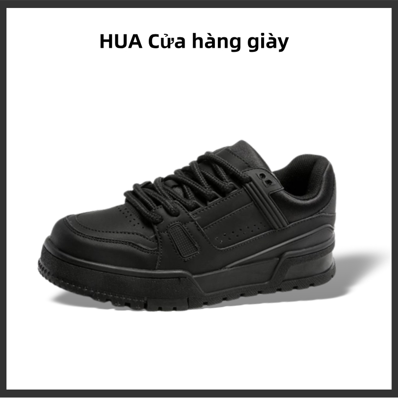 HUAHUA  Giày Thể Thao Lưới Thoáng Khí Đế Dày Tăng Chiều Cao Phong Cách Mới Hợp Thời Trang Dễ Phối Đồ Cho Nam