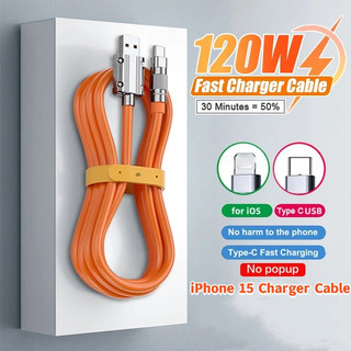 Dây cáp sạc nhanh 120w 6a type c cho điện thoại android ios for iphone