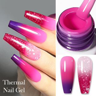 Gel Sơn Móng Tay Màu Vàng Kim Thay Đổi Theo Nhiệt Độ BORN PRETTY 7ml