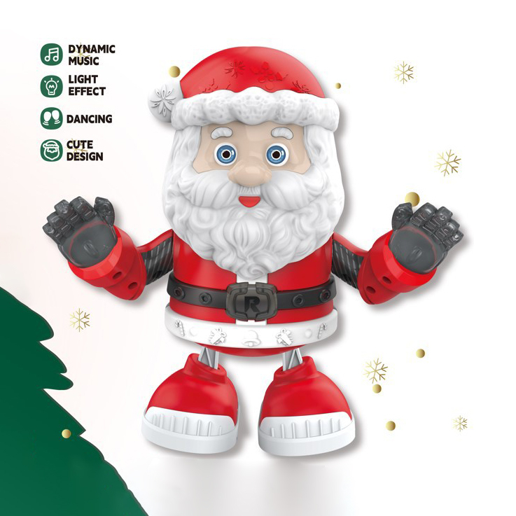 Đồ chơi ông già Noel nhảy múa Đồ chơi búp bê nhảy múa có nhạc đèn  Quà tặng sinh nhật Giáng sinh cho trẻ em
