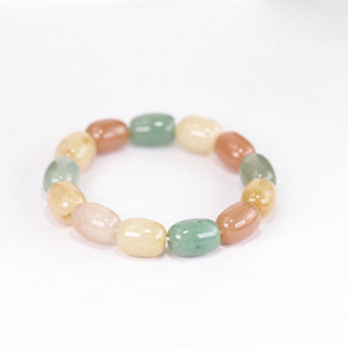 Vòng Tay Chuỗi Hạt Đá Ngọc Bích Tự Nhiên Nhiều Màu Sắc Độc Đáo