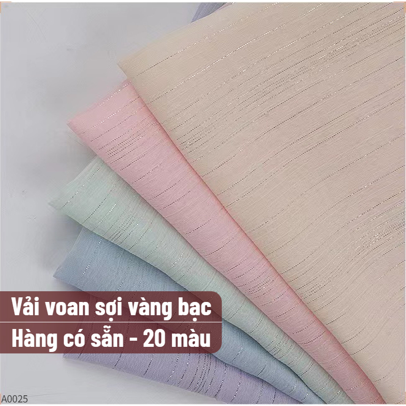 Vải crepe voan lụa sáng chỉ bạc, rộng 60 inch = 150 cm, vải voan, vải voan đặc biệt, vải xếp ly，vải，vải áo dài，vải ren，vải may quần áo，vải may áo dài，Vái Voan Hoa，vải áo dài thái tuấn，vải voan tơ，lấp lánh，vải may