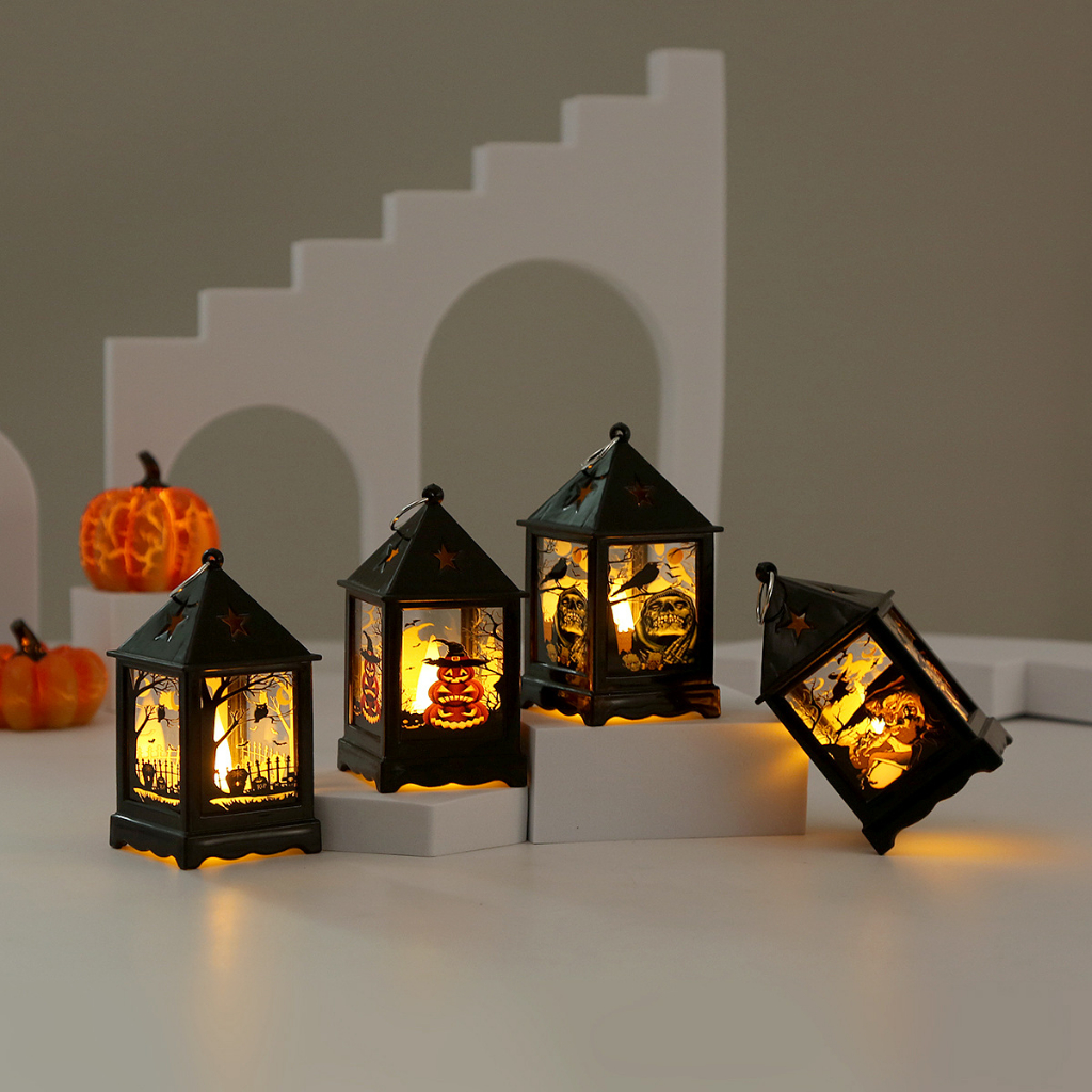 Đèn led Hình Bí Ngô Trang Trí halloween