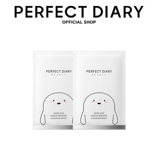  Túi 1 khăn giấy tẩy trang PERFECT DIARY amino acid làm sạch lớp trang điểm an toàn cho làn da