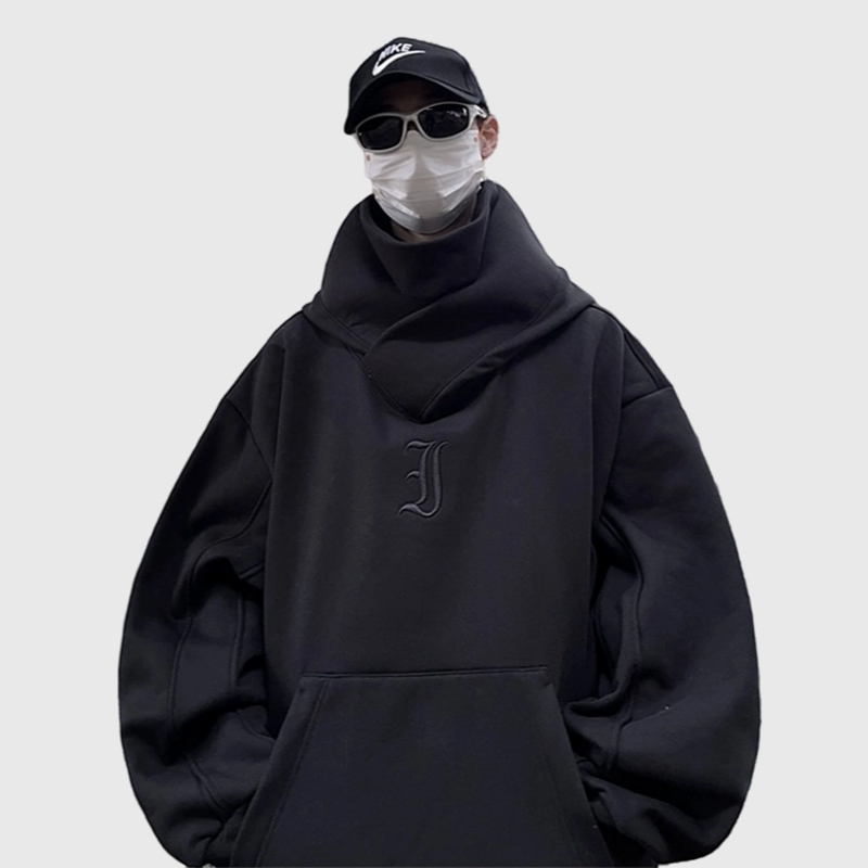 Mới Áo hoodie cotton Cổ Cao áo hoodie nữ Dáng Rộng áo hoodie nam Thời Trang retro Mỹ Chất Lượng Cao áo hoodie bigsize Nam Nữ