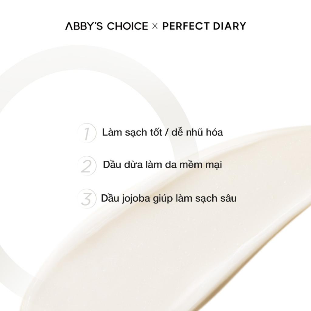 Sáp tẩy trang PERFECT DIARY x ABBY'S CHOICE 80g mềm mại dịu nhẹ