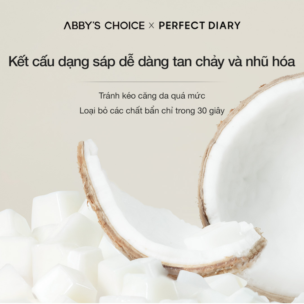 Sáp tẩy trang PERFECT DIARY x ABBY'S CHOICE 80g mềm mại dịu nhẹ