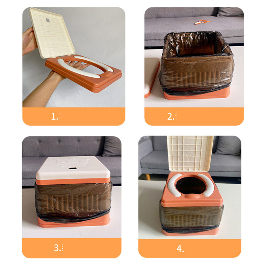 Bô vệ sinh gấp gọn di động thoải mái cho bé đi du lịch