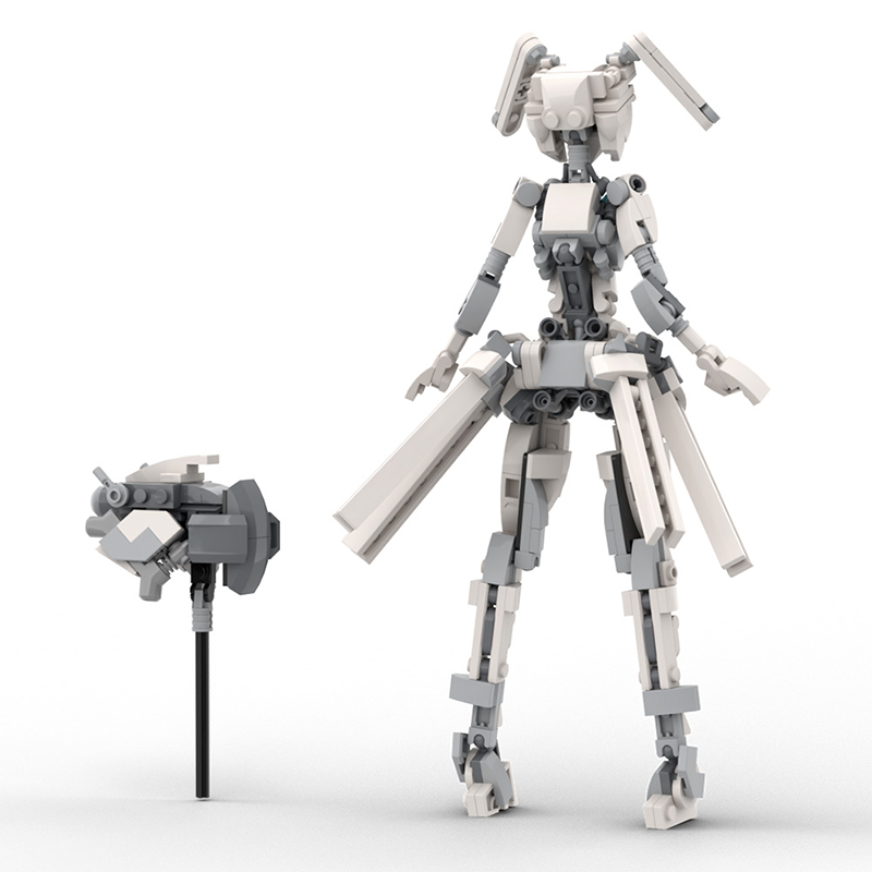 Bộ Đồ Chơi Lắp Ráp robot / Robo girl 331 Mảnh Cho Bé