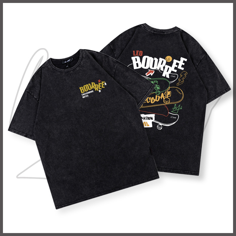 Áo thun nam BEEYANBUY Y0469 100% cotton wash unisex ulzzang local brand cơ bản