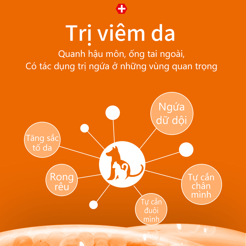 PUAINTA Túi Ngứa Chống Dị Ứng Cho Thú Cưng 4mg * 12 Cái