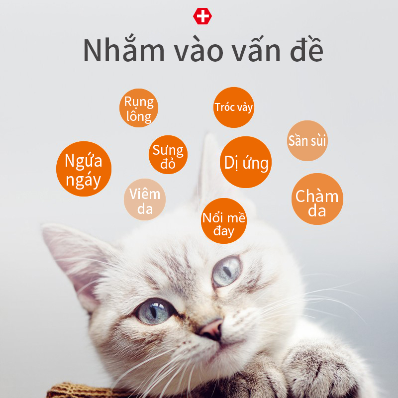 PUAINTA Túi Ngứa Chống Dị Ứng Cho Thú Cưng 4mg * 12 Cái