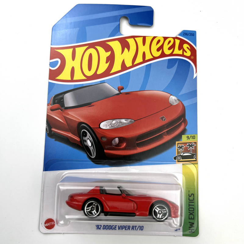 HOT WHEELS Mô Hình Xe Hơi 92 dodge viper rt / 10 1 / 64 Bằng Kim Loại 2023-236