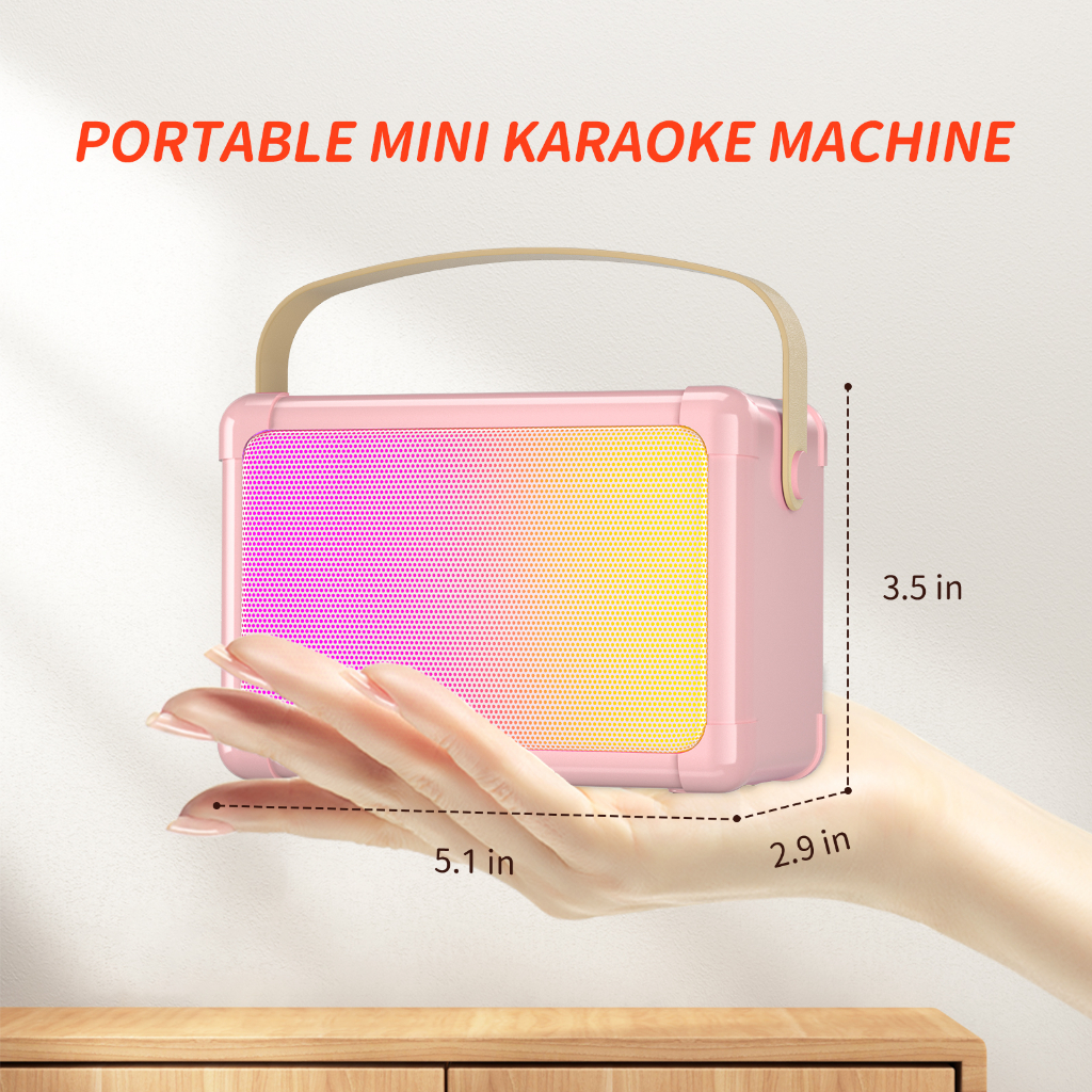 Micro MAONO STUDOTACK MKP200 RGB không dây kép với loa bluetooth không dây mini âm nổi 3D để hát karaoke/ tụ tập bạn bè