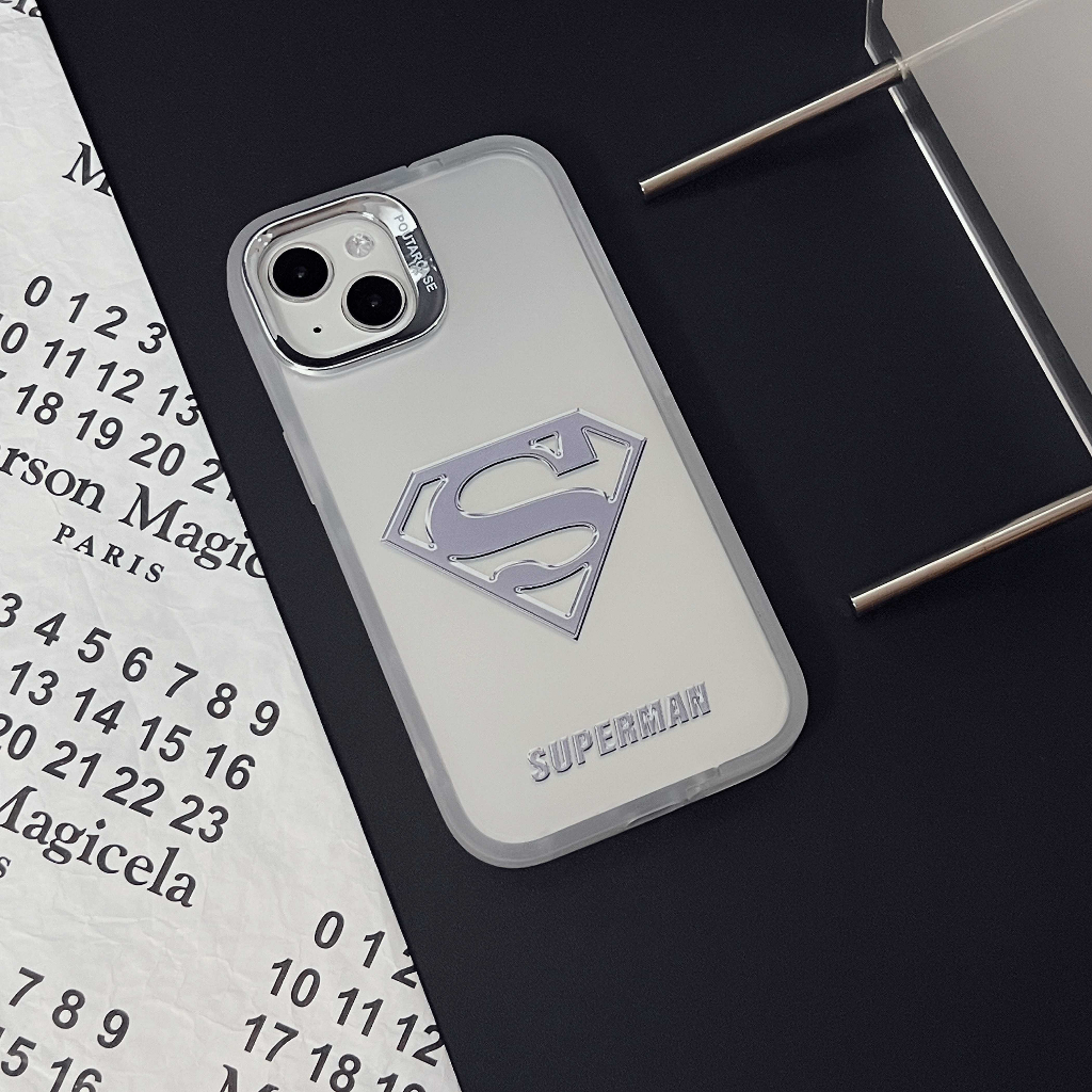 Ốp Điện Thoại Tpu Có Giá Đỡ Ẩn In Hình superman batman Cho iphone 15 11 12 13 14 pro max 15