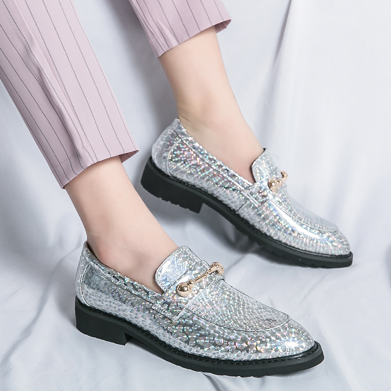 Giày Lười Mũi Nhọn Phong Cách Ý Sang Trọng Cho Nam