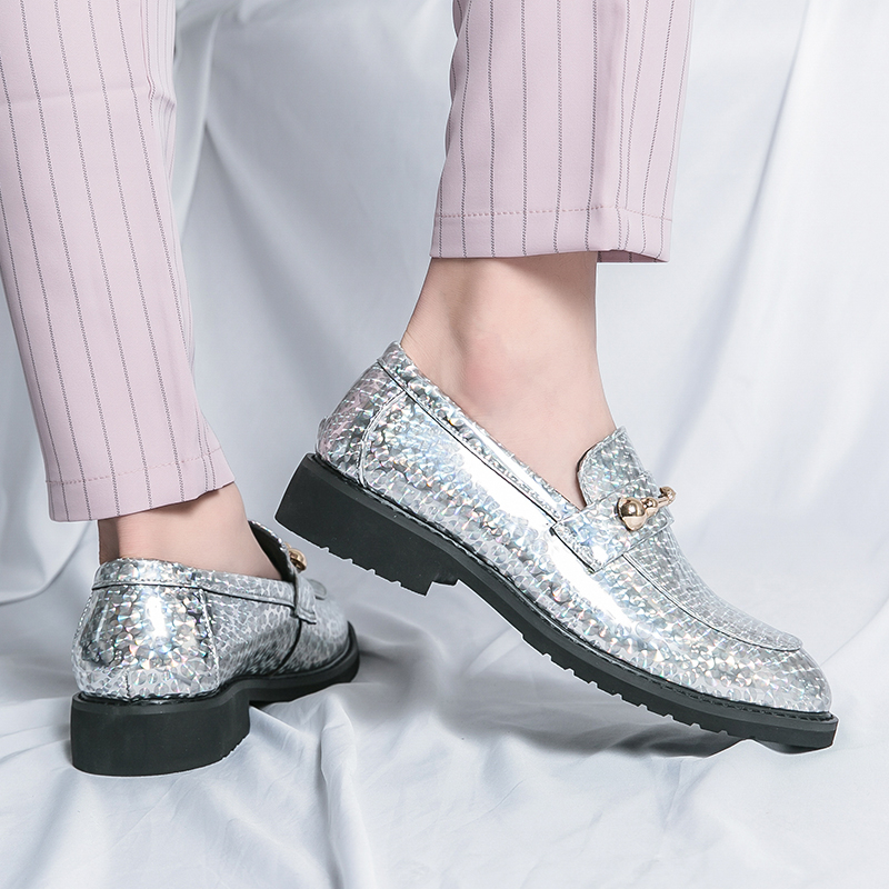 Giày Lười Mũi Nhọn Phong Cách Ý Sang Trọng Cho Nam