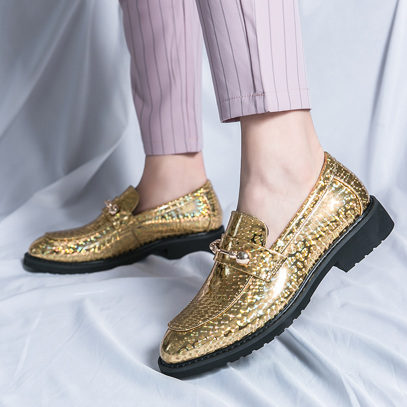 Giày Lười Mũi Nhọn Phong Cách Ý Sang Trọng Cho Nam