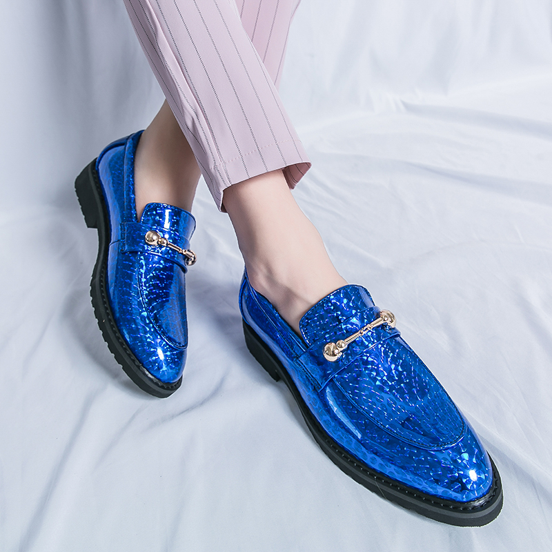 Giày Lười Mũi Nhọn Phong Cách Ý Sang Trọng Cho Nam