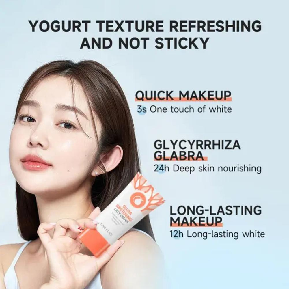 Kem Làm sáng da 30g SPA20 Kem làm trắng da GMEELAN GLUTA WHITENING LAZY CREAM Làm trắng da Cân bằng màu da