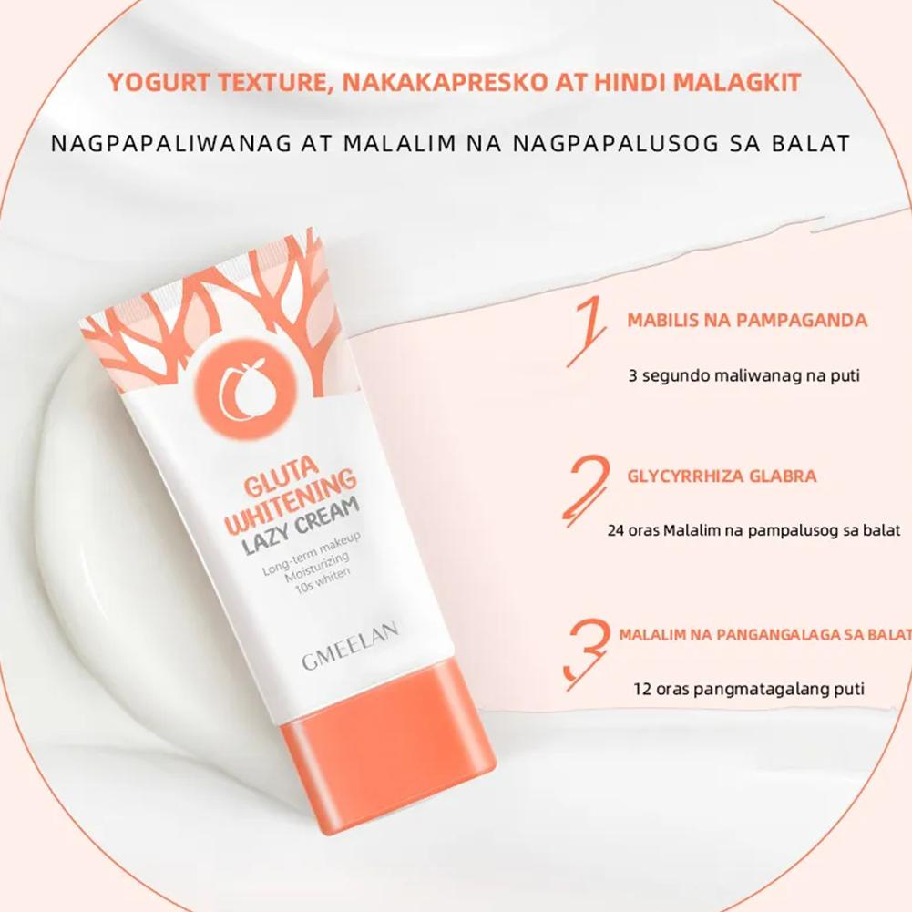 Kem Làm sáng da 30g SPA20 Kem làm trắng da GMEELAN GLUTA WHITENING LAZY CREAM Làm trắng da Cân bằng màu da