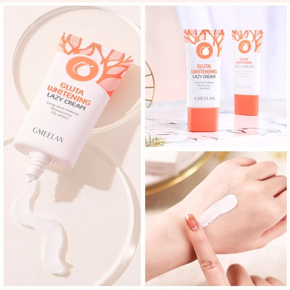 Kem Làm sáng da 30g SPA20 Kem làm trắng da GMEELAN GLUTA WHITENING LAZY CREAM Làm trắng da Cân bằng màu da