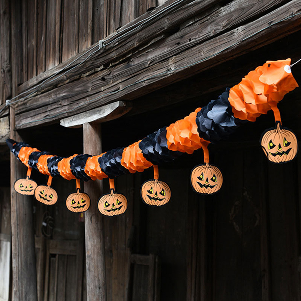 Dây Treo Trang Trí Tiệc halloween Dài 3M Hình Hoa Bí Ngô