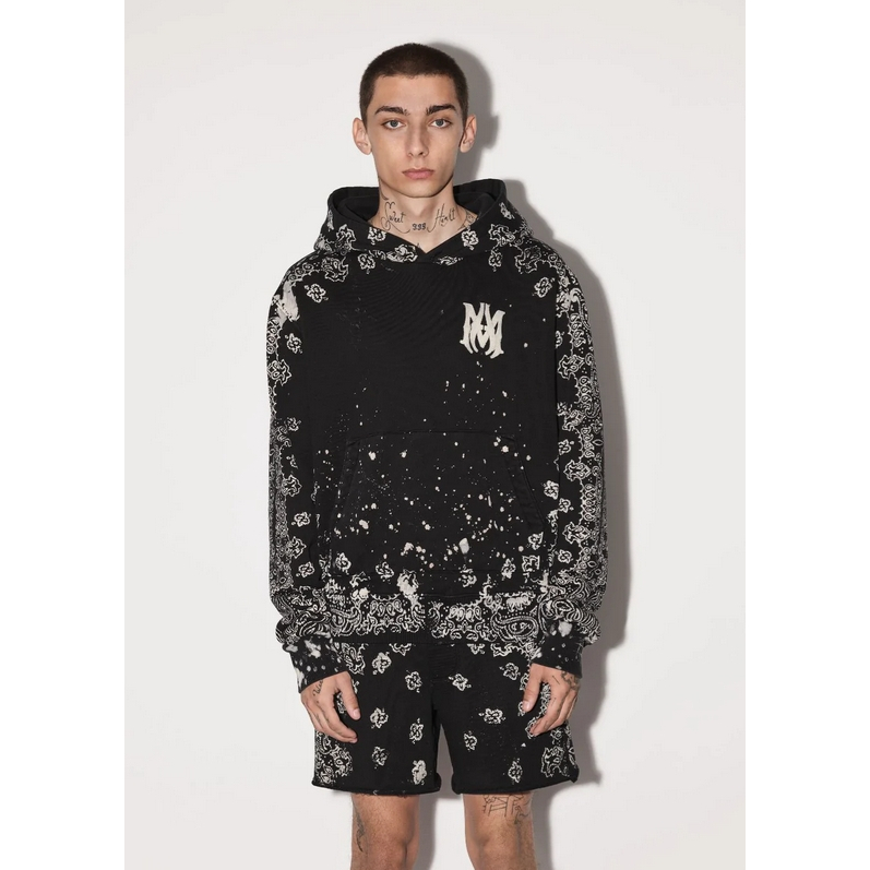 Amiri Áo hoodie cotton In Họa Tiết Thời Trang Cho Nam Nữ